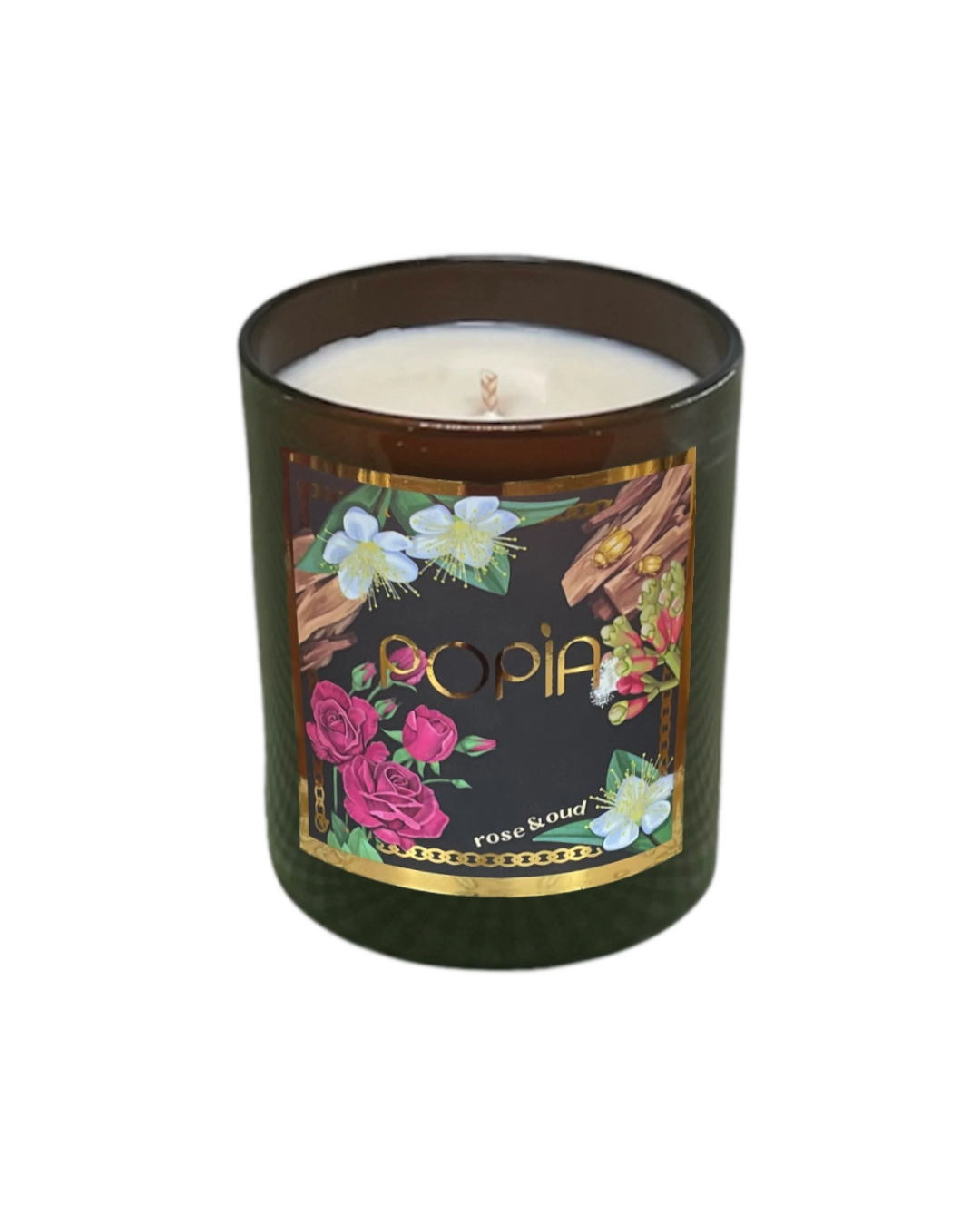Rose & Oud candle by Popia